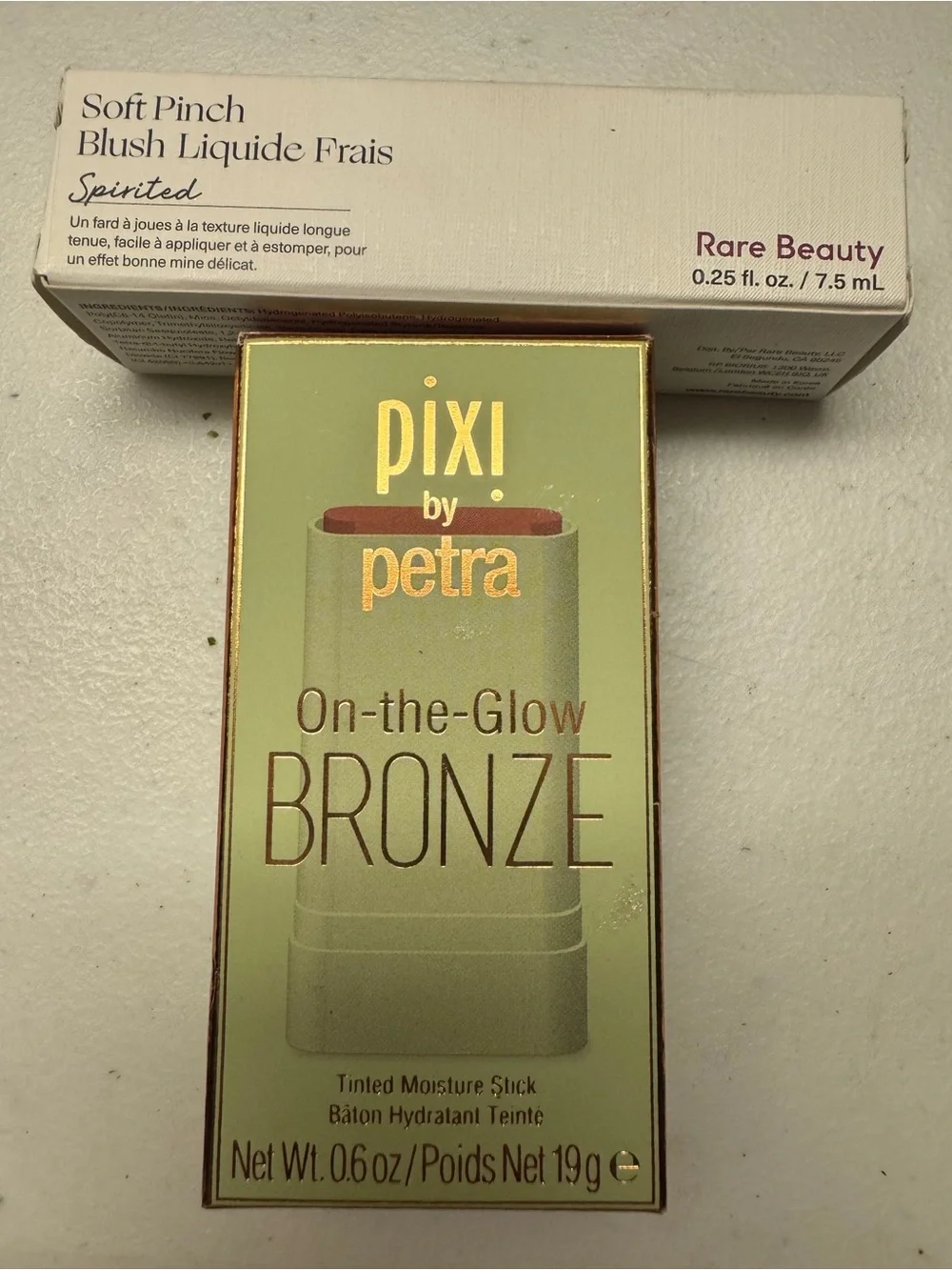 NIB Rare Beauty Pixi Bronzed & Blushed Liquid Blush Bronzer Beauty Bundle